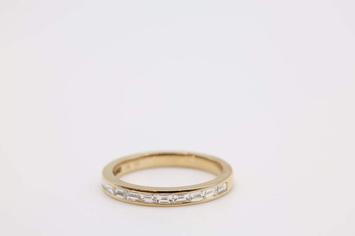 Hurra Diamond Channel Set Wedding Band