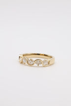 Bahar Diamond Wave Wedding Band