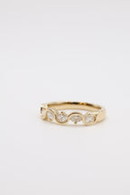 Bahar Diamond Wave Wedding Band