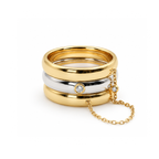 Versa 3 Stack Ring with Chain (AQMSJDR026)