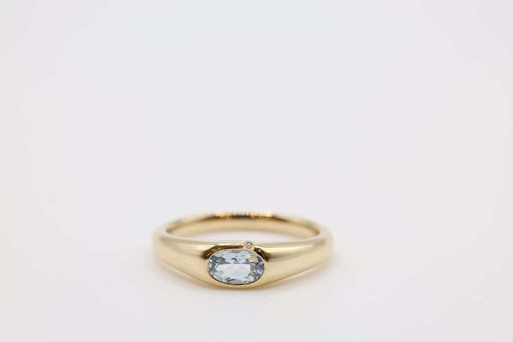 Nishani March Birthstone Ring