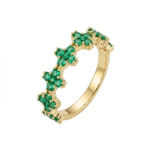 Colored Stone Rings- Womens EMERALD