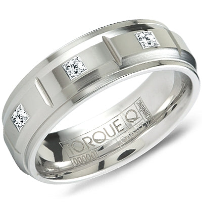 Diamond Wedding Bands - Men's
