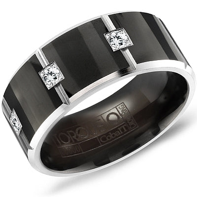 Diamond Wedding Bands - Men's