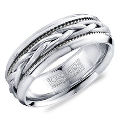 Precious Metal (No Stones) Wedding Bands  -  Men's