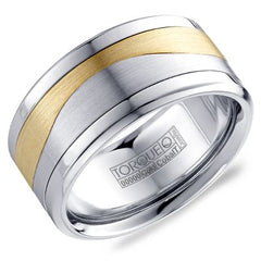 Precious Metal (No Stones) Wedding Bands  -  Men's