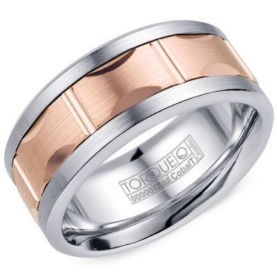 Precious Metal (No Stones) Wedding Bands  -  Men's