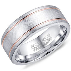 Precious Metal (No Stones) Wedding Bands  -  Men's