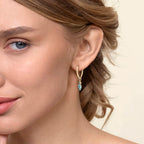 Colored Stone Earrings