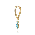 Colored Stone Earrings