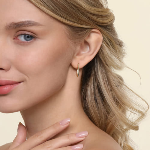 Precious Metal (No Stones) Earrings