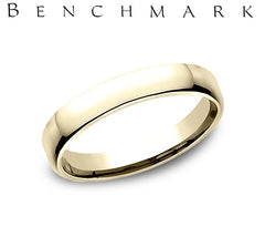 Precious Metal (No Stones) Wedding Bands  -  Men's