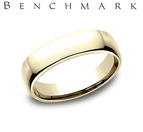Precious Metal (No Stones) Wedding Bands  -  Men's