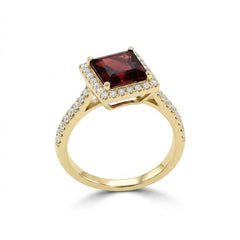 Colored Stone Rings  -  Women's