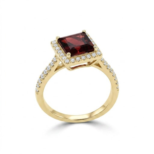 Colored Stone Rings  -  Women's