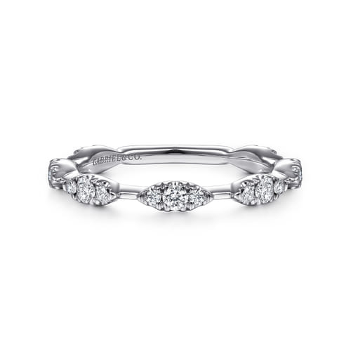 Diamond Wedding Bands  -  Women's