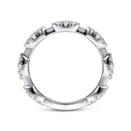 Diamond Wedding Bands  -  Women's