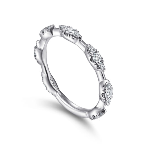 Diamond Wedding Bands  -  Women's