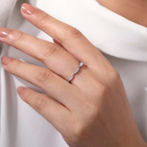 Diamond Wedding Bands  -  Women's