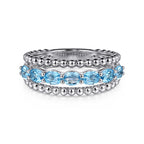 Colored Stone Rings  -  Women's