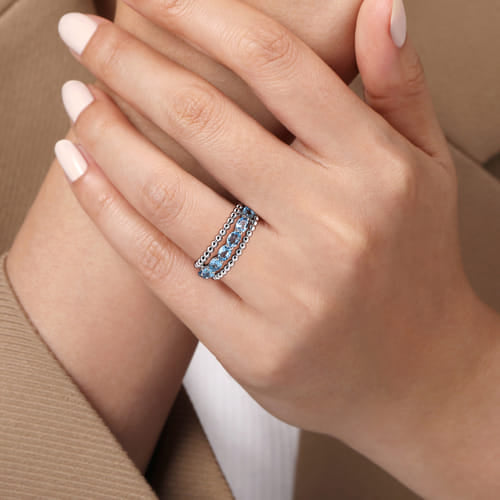 Colored Stone Rings  -  Women's