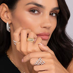 Precious Metal (No Stones) Fashion Rings - Women's
