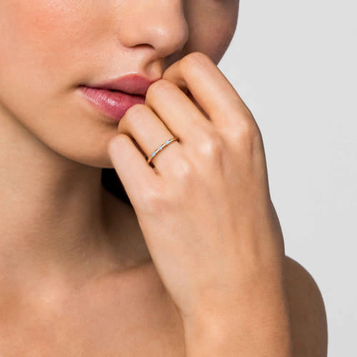 Colored Stone Rings  -  Women's