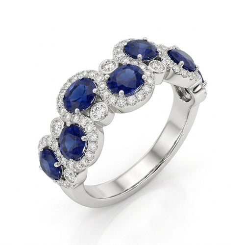 Colored Stone Rings- Womens SAPPHIRE
