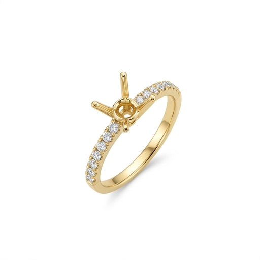 Diamond Semi-Mount Rings