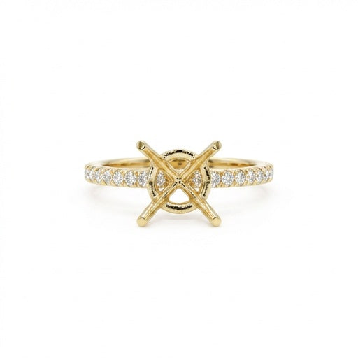 Diamond Semi-Mount Rings