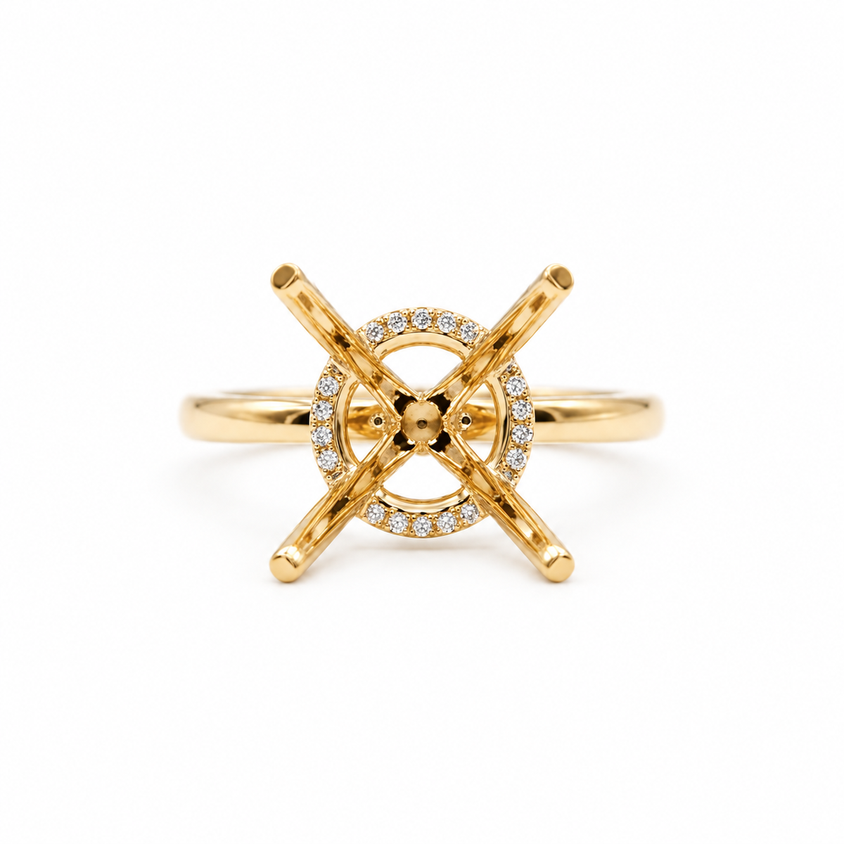 Diamond Semi-Mount Rings