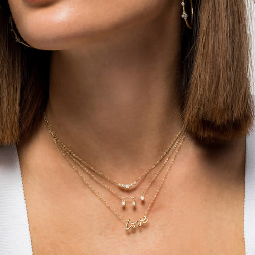 Precious Metal (No Stones) Necklaces
