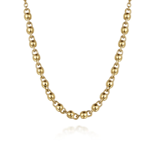 Precious Metal (No Stones) Necklaces