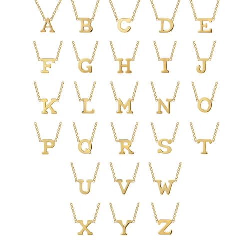 Precious Metal (No Stones) Necklaces