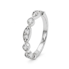 Diamond Wedding Bands  -  Women's