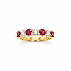 Colored Stone Rings- Womens RUBY