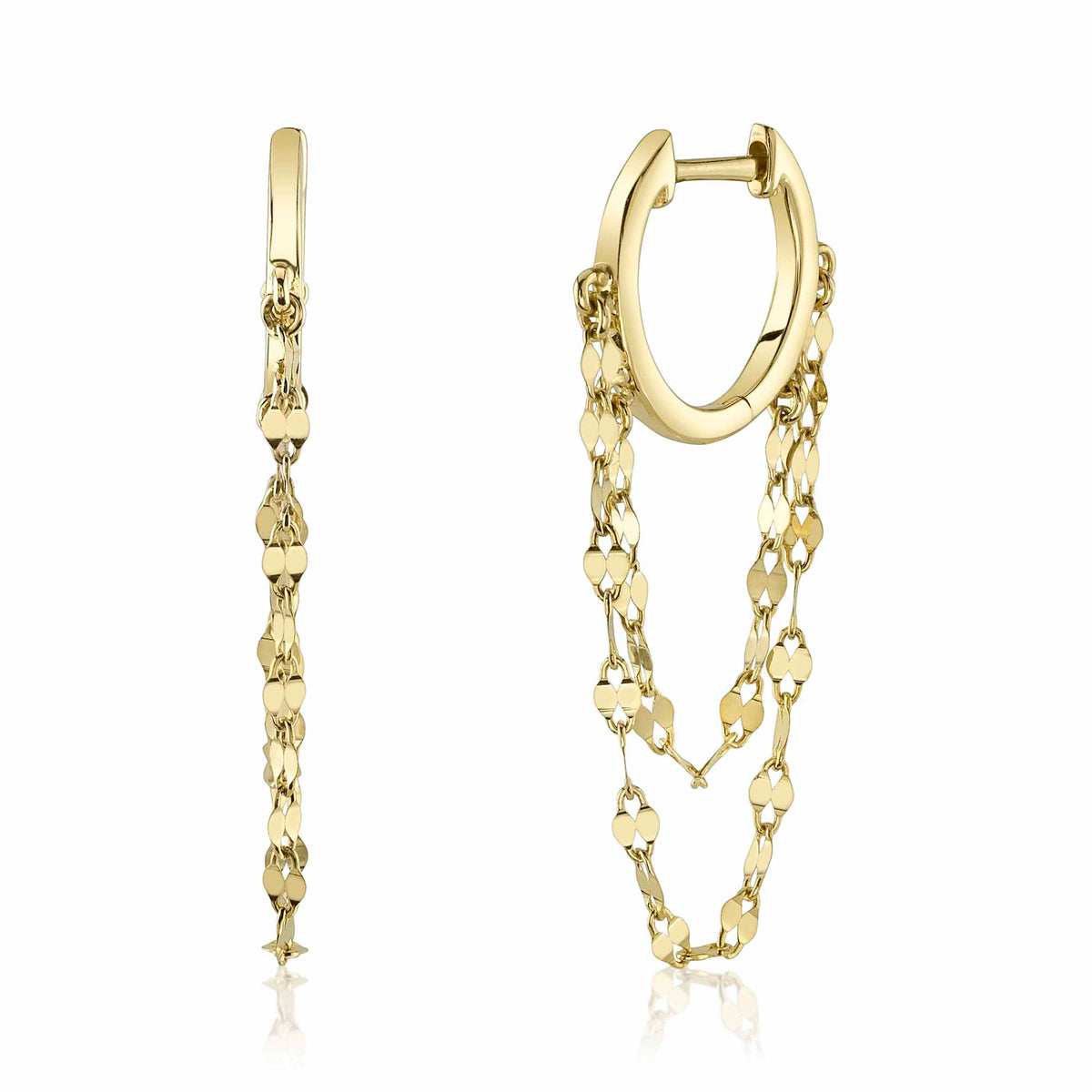 Precious Metal (No Stones) Earrings