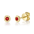 Colored Stone Earrings