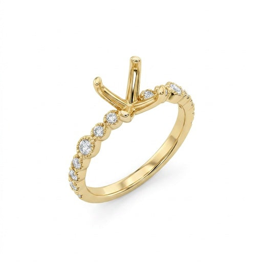 Diamond Semi-Mount Rings