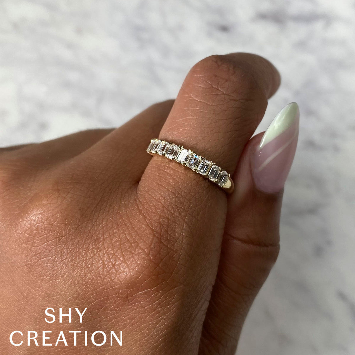 Diamond Wedding Bands  -  Women's