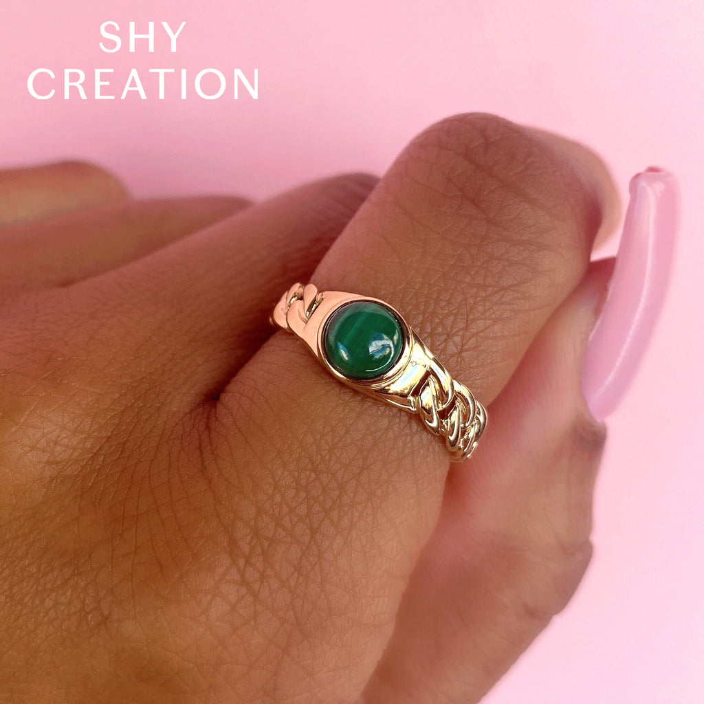 Colored Stone Rings  -  Women's