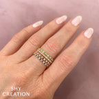 Colored Stone Rings- Womens EMERALD