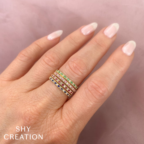 Colored Stone Rings- Womens EMERALD