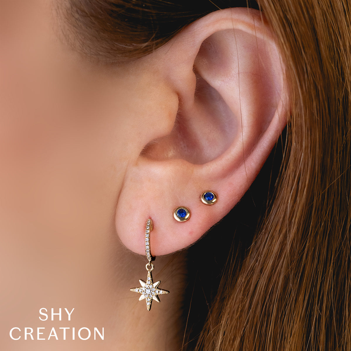 Colored Stone Earrings