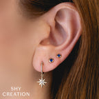 Colored Stone Earrings