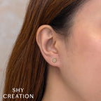 Colored Stone Earrings