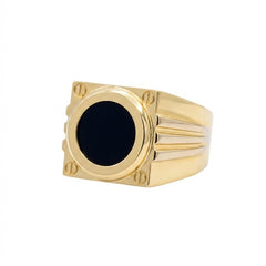 Precious Metal (No Stones) Fashion Rings - Men's